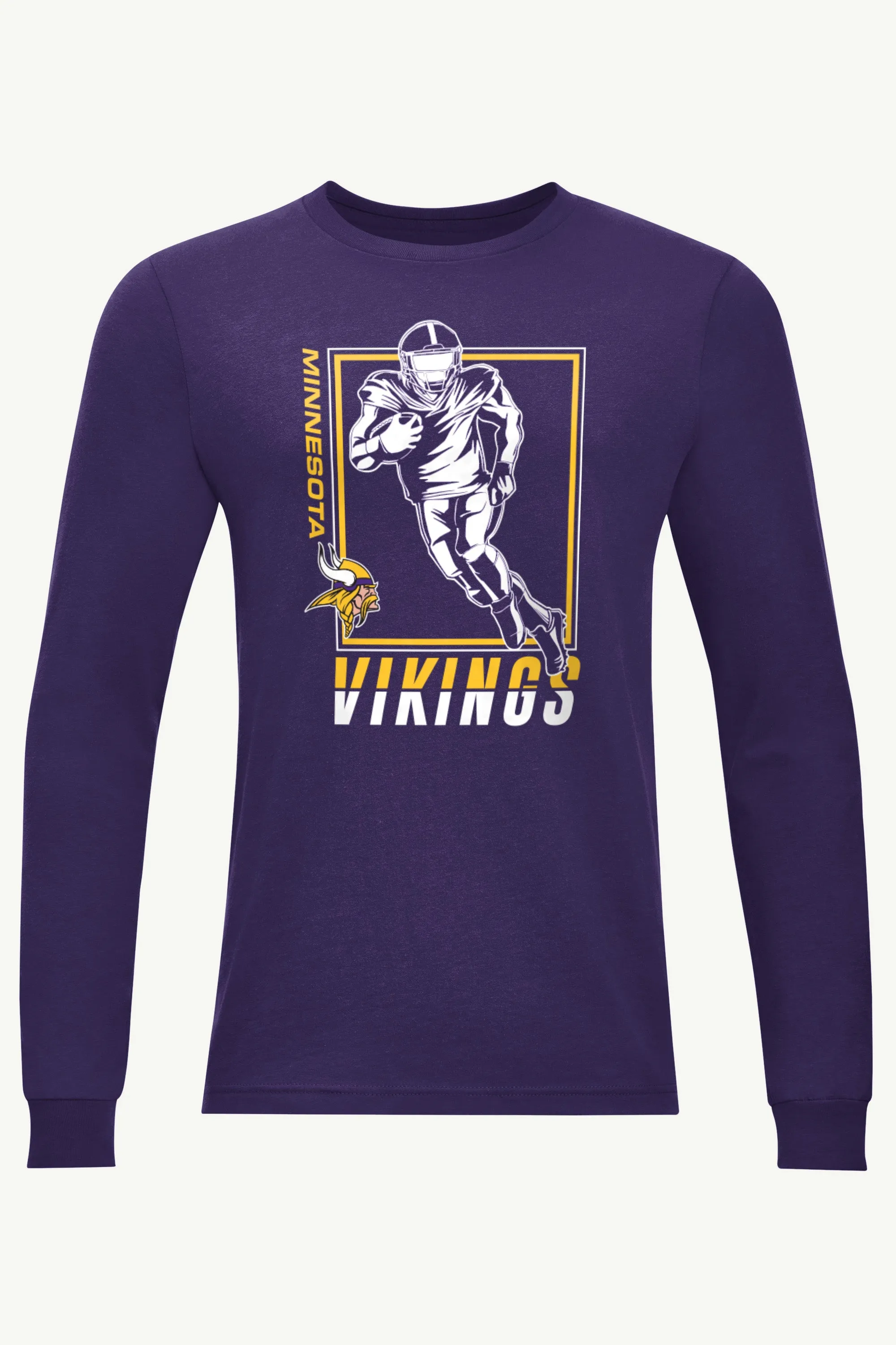 MENS MINNESOTA VIKINGS PLAYER GRID LONG SLEEVE T SHIRT sold by Starter