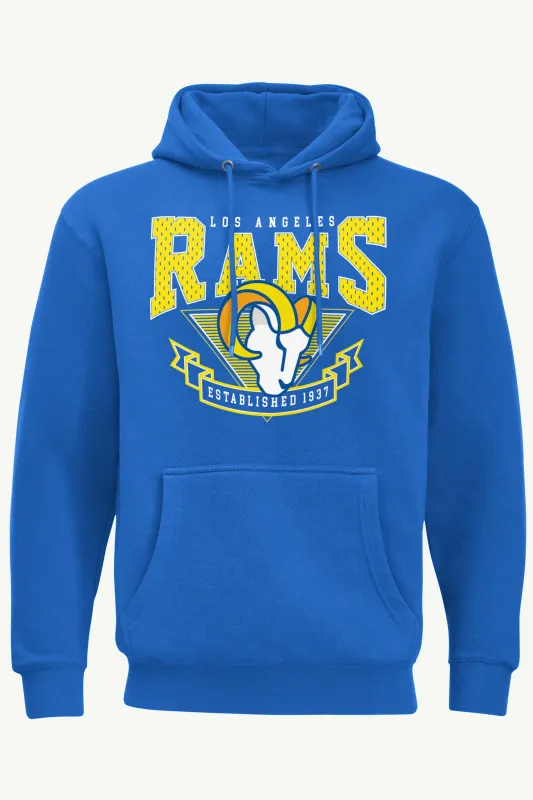 MENS LOS ANGELES RAMS 80's INSPIRED HOODIE sold by Starter