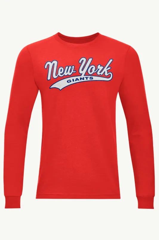 MENS NEW YORK GIANTS TAILSWEEP LONG SLEEVE T SHIRT sold by Starter