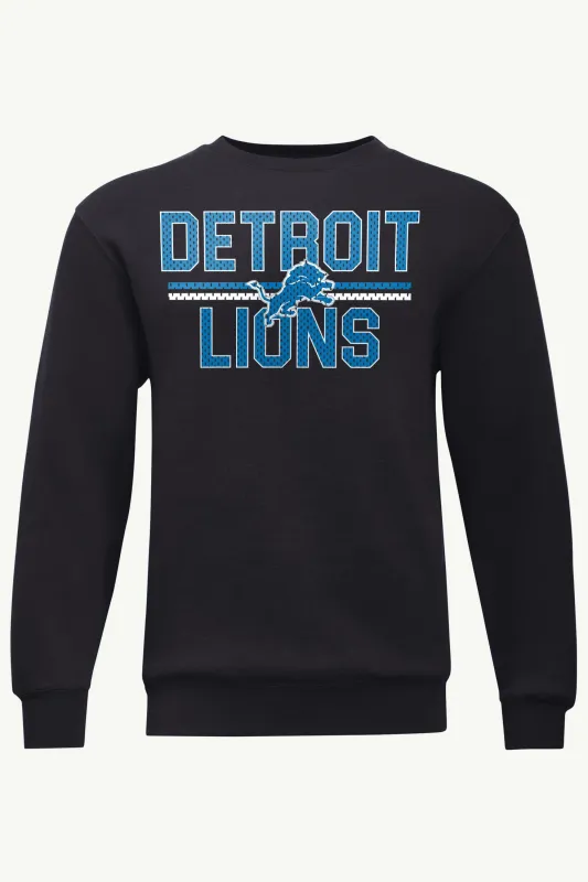 MENS DETROIT LIONS MESH LOOK SWEATSHIRT sold by Starter