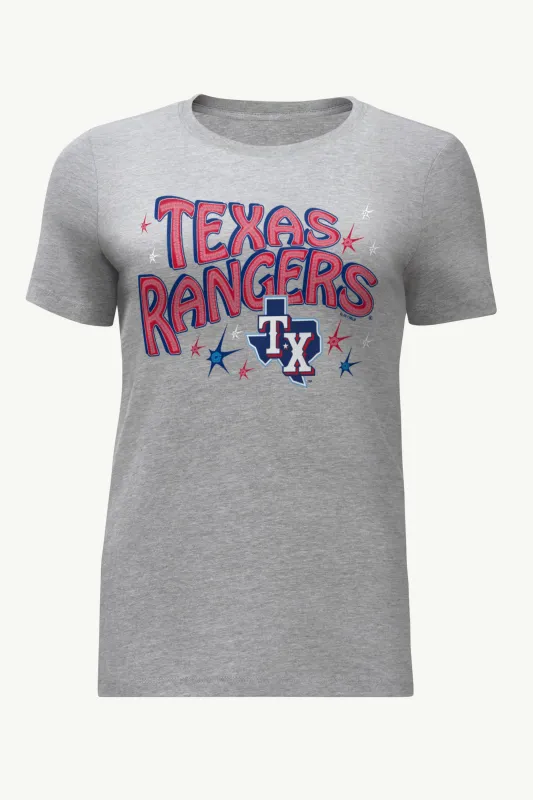 WOMENS TEXAS RANGERS FIREWORKS T SHIRT sold by Starter