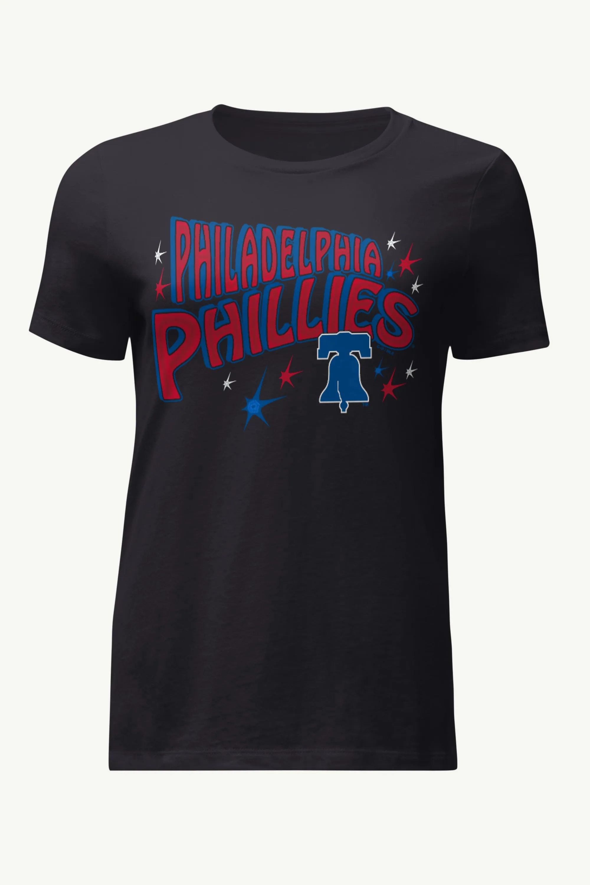WOMENS PHILADELPHIA PHILLIES FIREWORKS T SHIRT sold by Starter