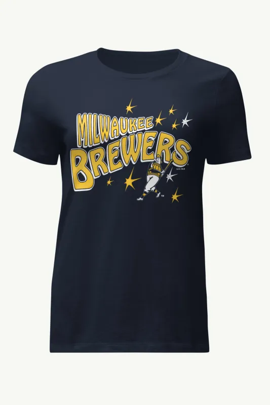 WOMENS MILWAUKEE BREWERS FIREWORKS T SHIRT sold by Starter