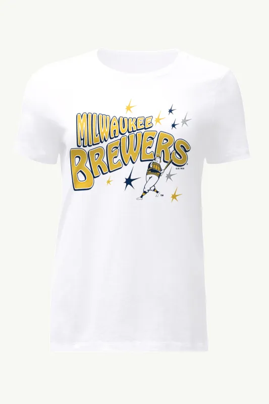 WOMENS MILWAUKEE BREWERS FIREWORKS T SHIRT sold by Starter
