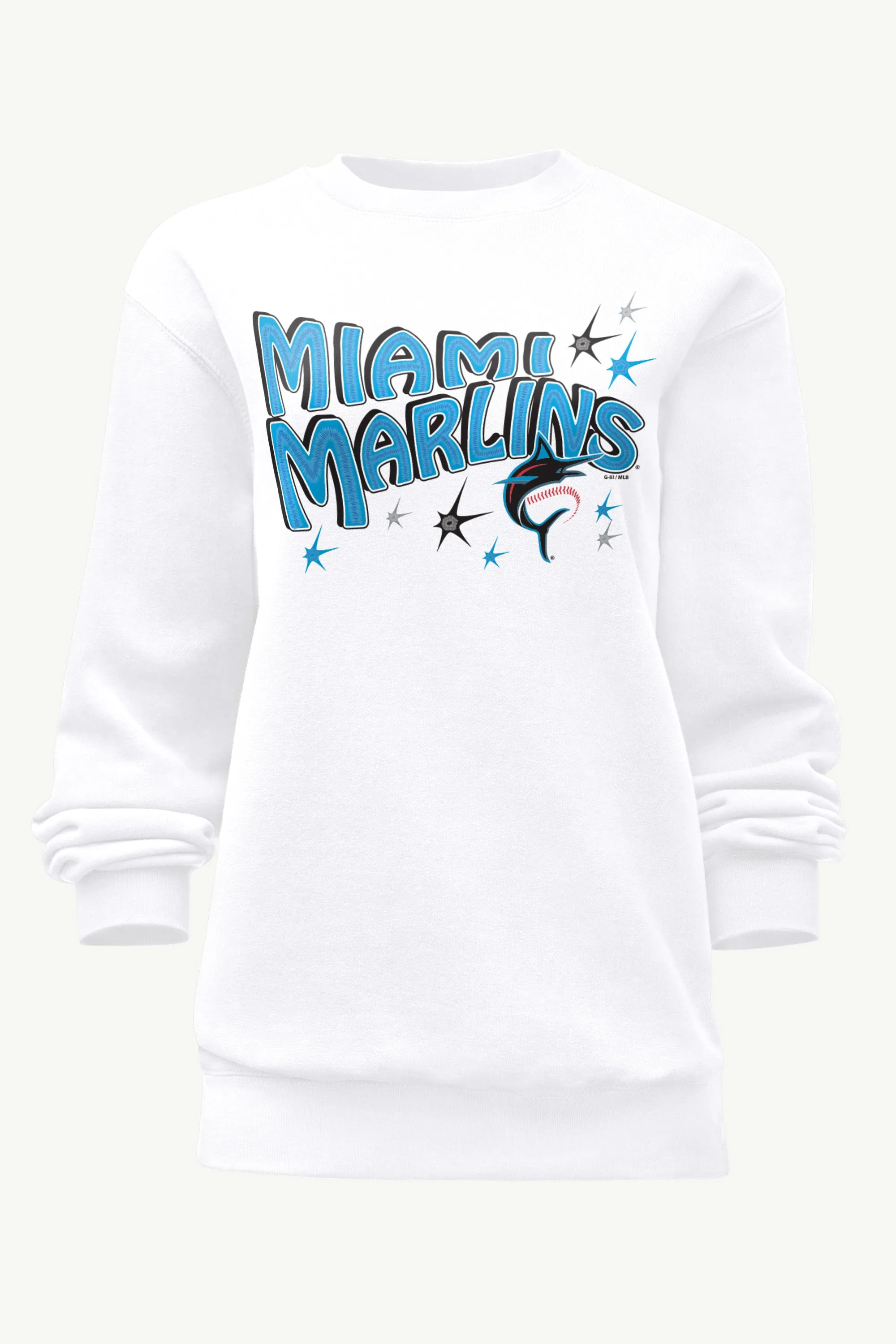 WOMENS MIAMI MARLINS FIREWORKS SWEATSHIRT sold by Starter