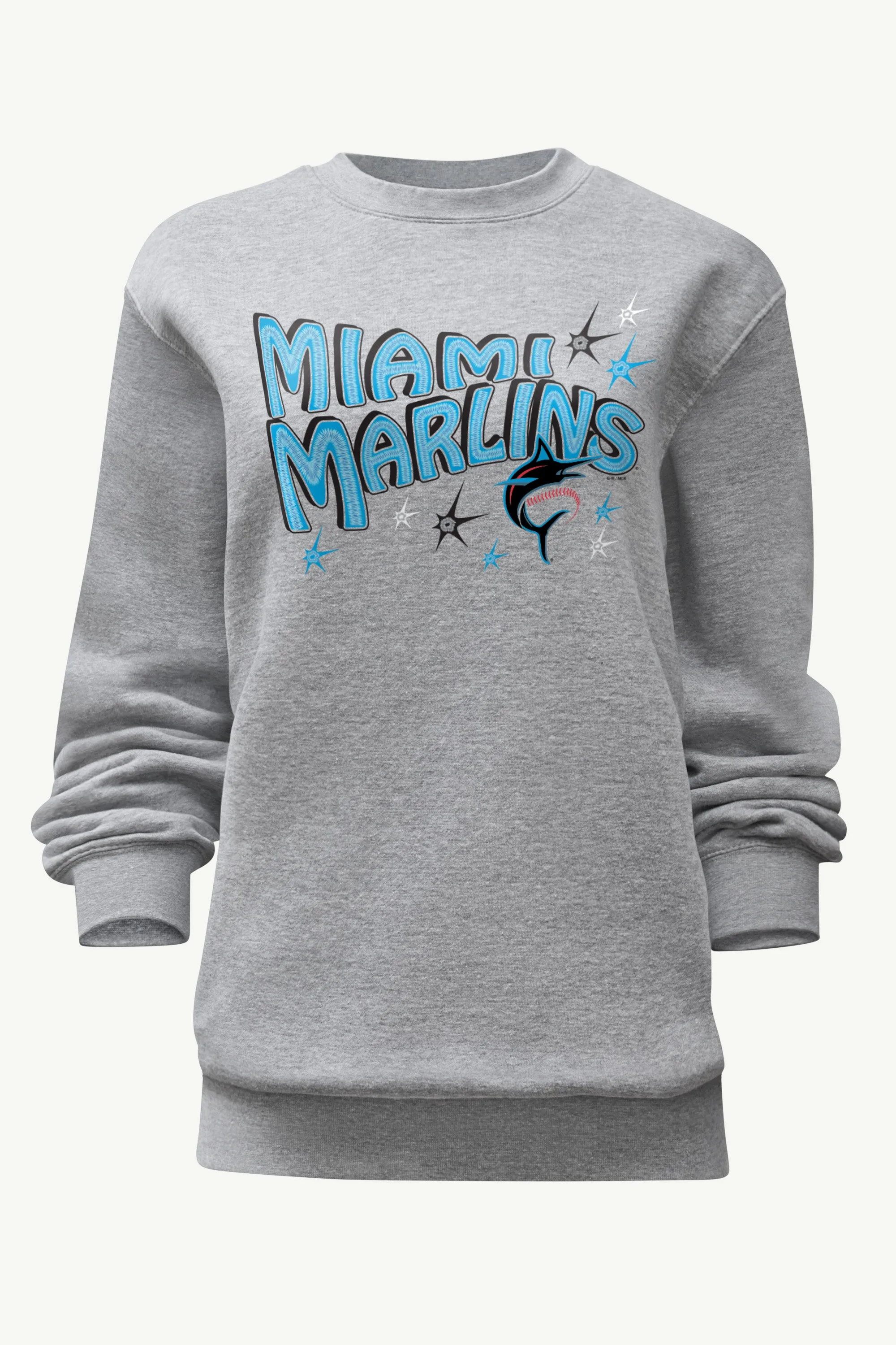 WOMENS MIAMI MARLINS FIREWORKS SWEATSHIRT sold by Starter