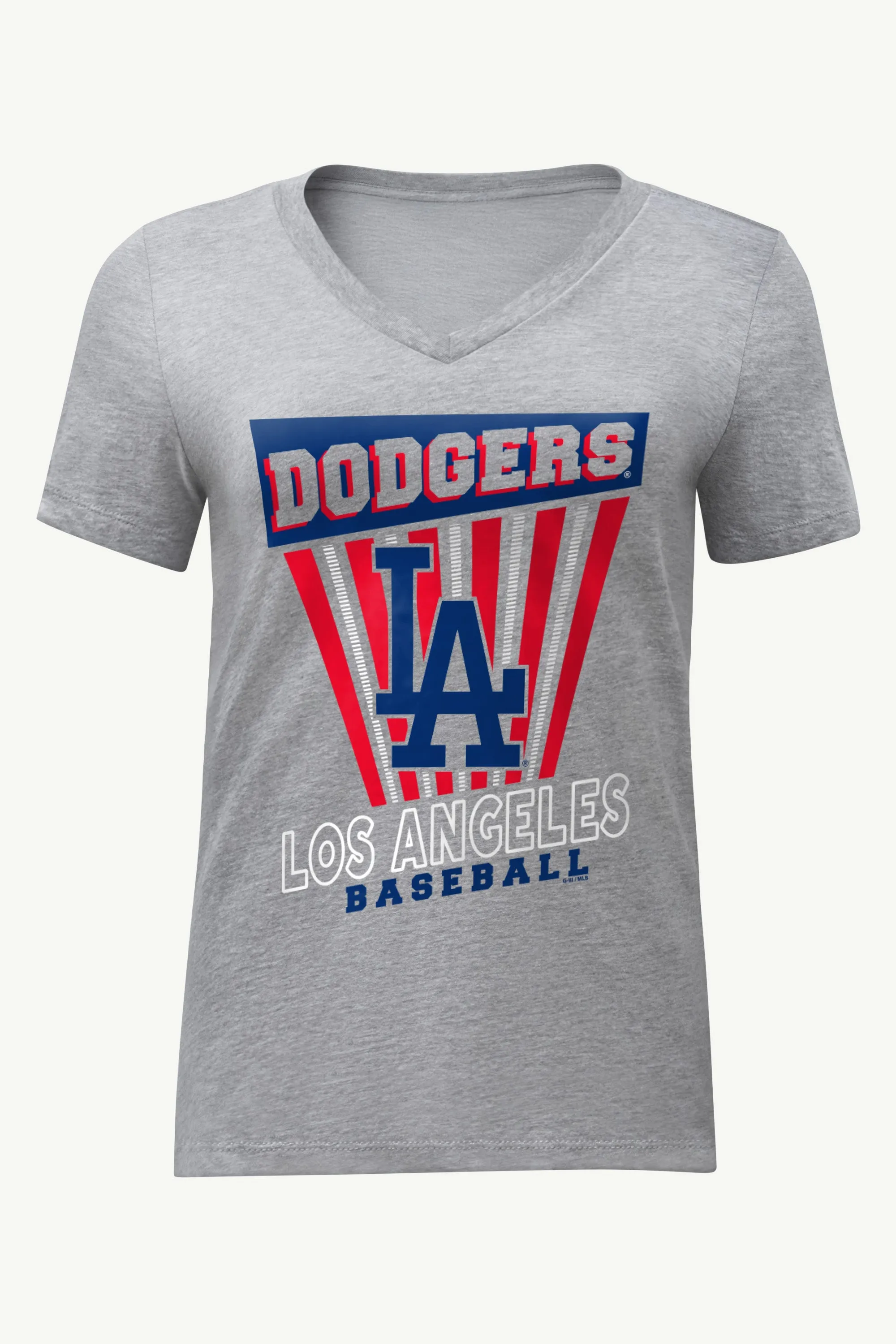 WOMENS LOS ANGELES DODGERS POSTER PRINT V NECK T SHIRT sold by Starter