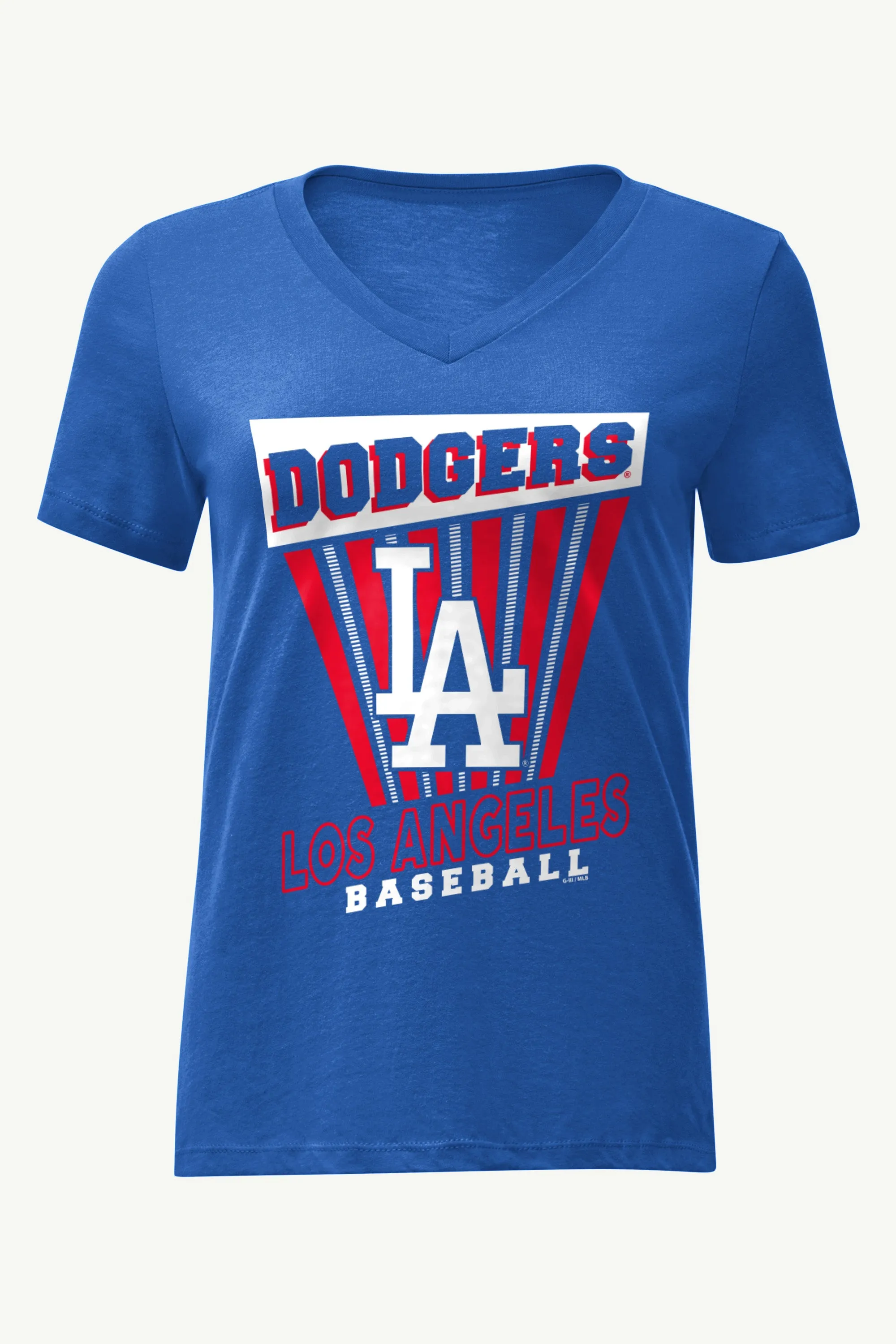 WOMENS LOS ANGELES DODGERS POSTER PRINT V NECK T SHIRT sold by Starter