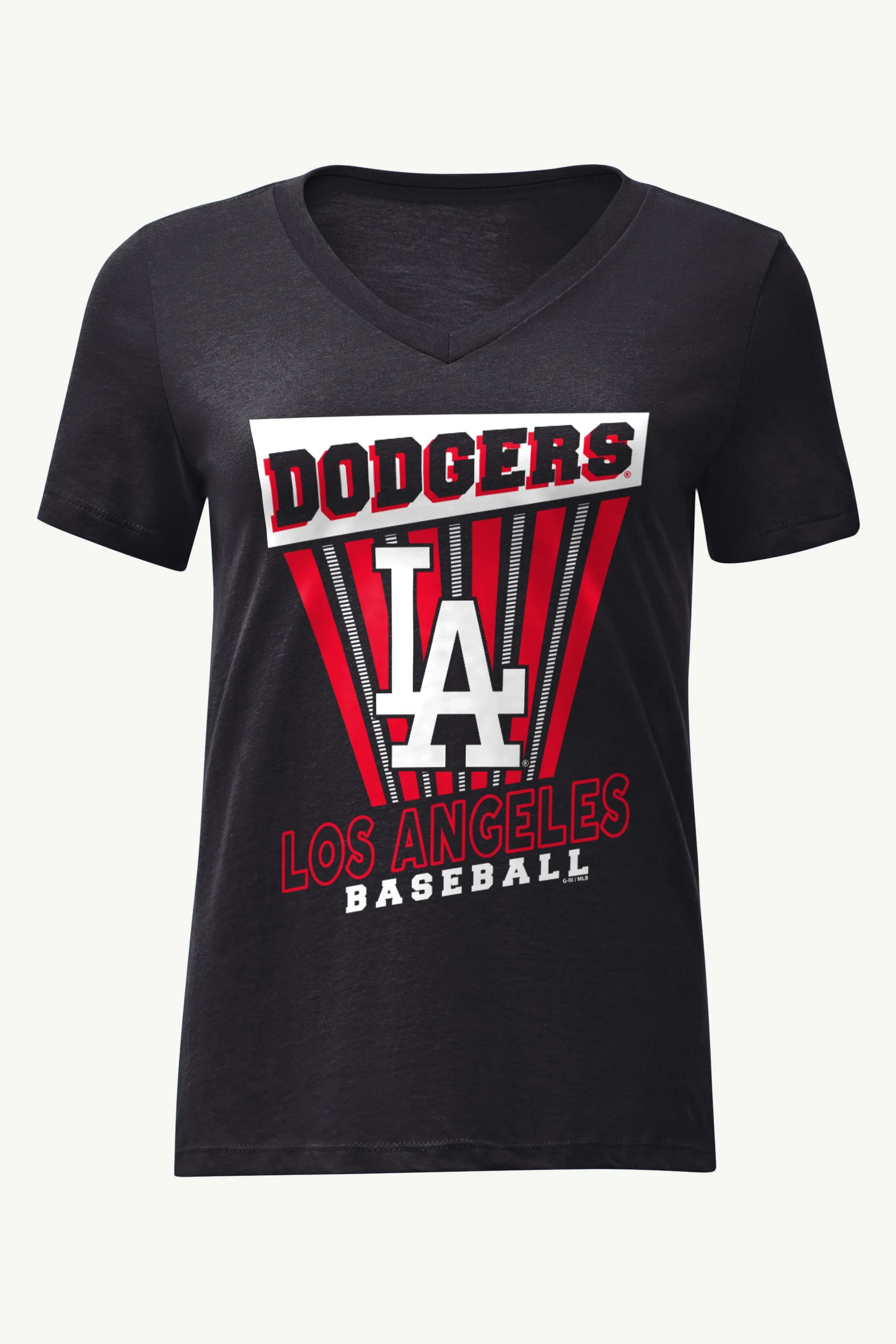 WOMENS LOS ANGELES DODGERS POSTER PRINT V NECK T SHIRT sold by Starter