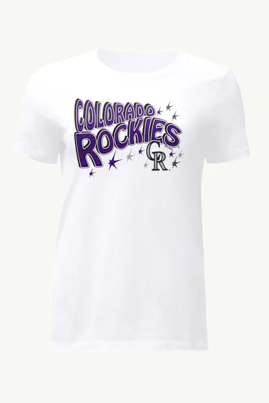 WOMENS COLORADO ROCKIES FIREWORKS T SHIRT sold by Starter