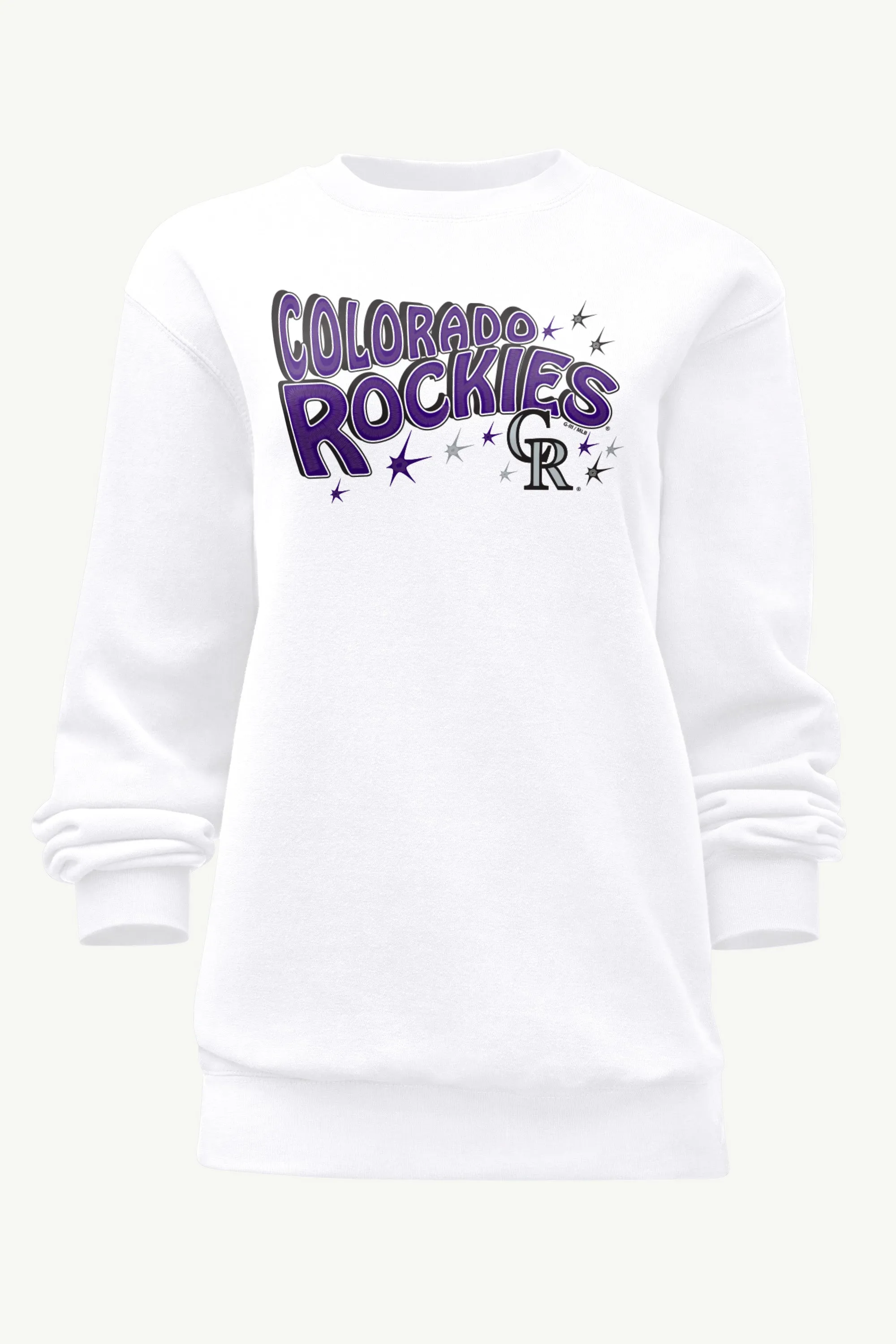 WOMENS COLORADO ROCKIES FIREWORKS SWEATSHIRT sold by Starter