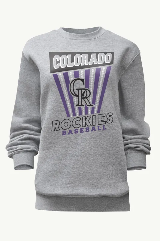WOMENS COLORADO ROCKIES POSTER PRINT SWEATSHIRT sold by Starter