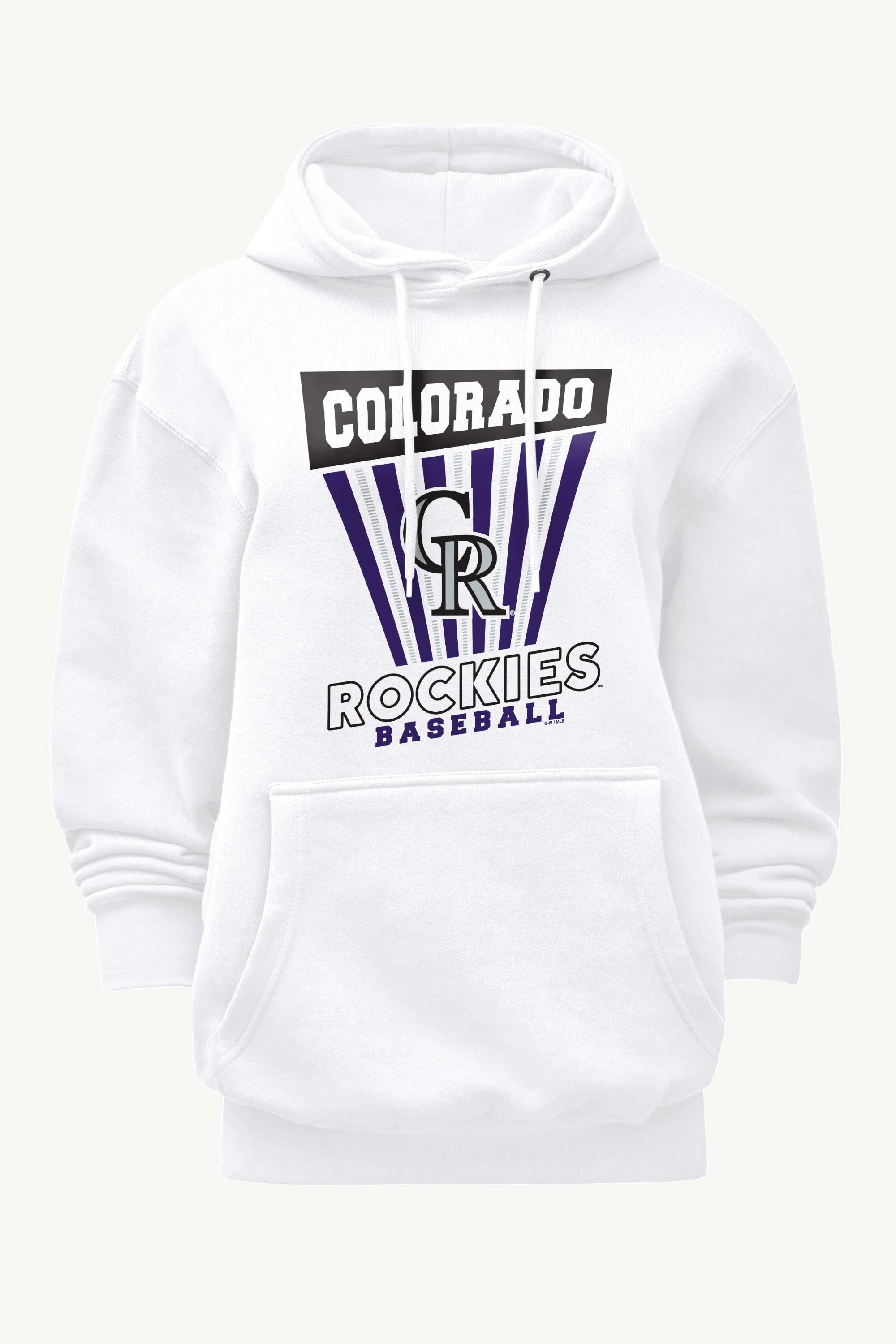WOMENS COLORADO ROCKIES POSTER PRINT HOODIE sold by Starter