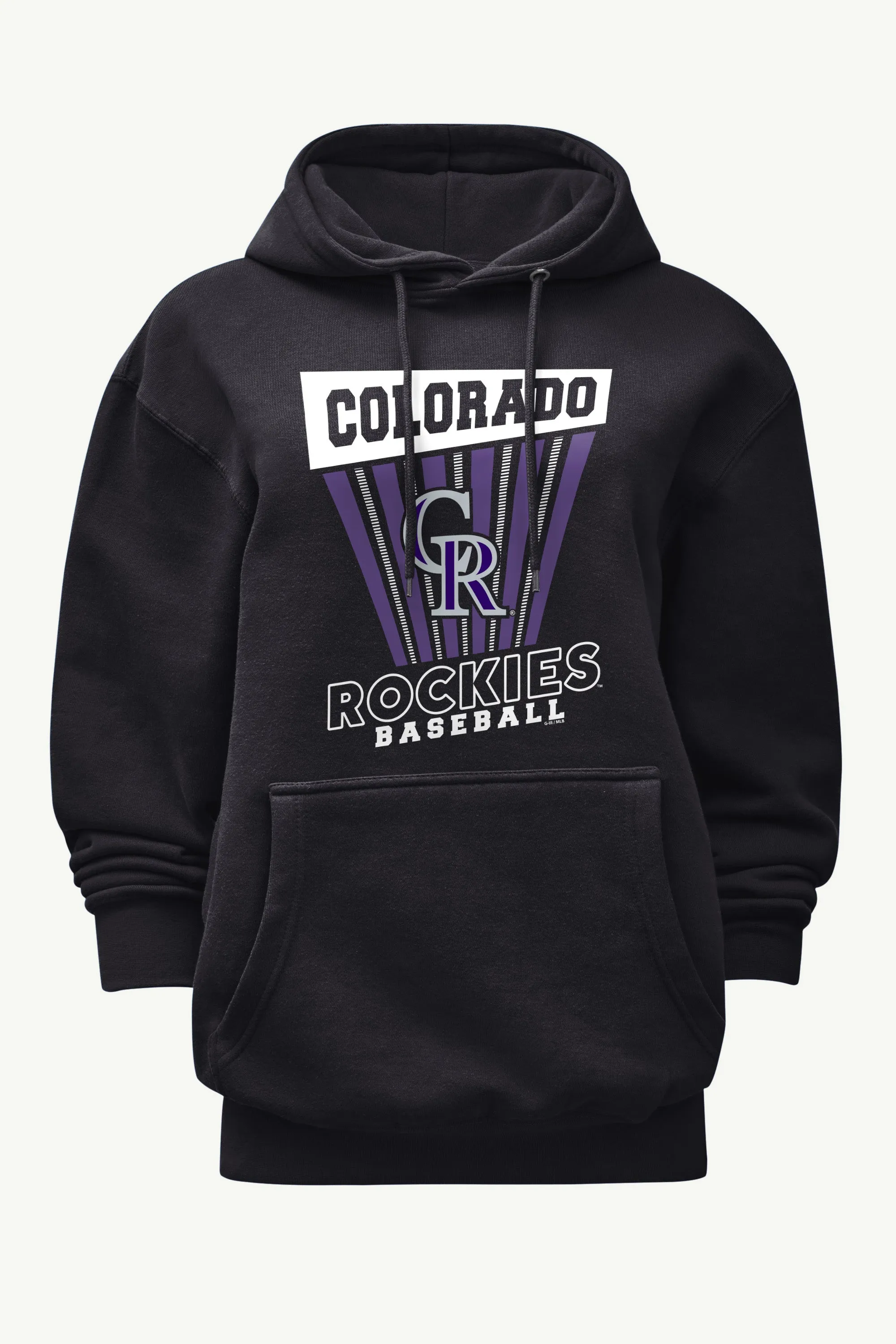WOMENS COLORADO ROCKIES POSTER PRINT HOODIE sold by Starter
