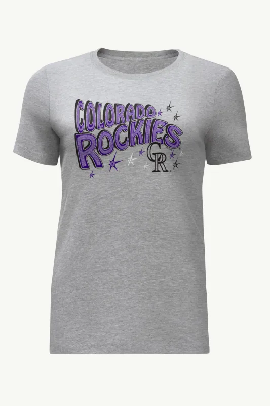 WOMENS COLORADO ROCKIES FIREWORKS T SHIRT sold by Starter