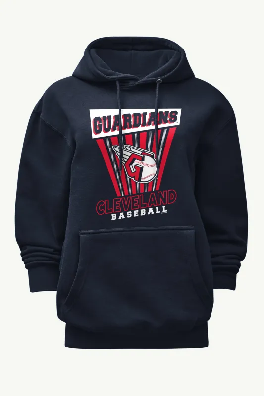 WOMENS CLEVELAND GUARDIANS POSTER PRINT HOODIE sold by Starter