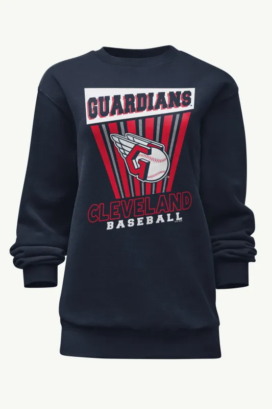 WOMENS CLEVELAND GUARDIANS POSTER PRINT SWEATSHIRT sold by Starter