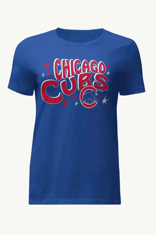 WOMENS CHICAGO CUBS FIREWORKS T SHIRT sold by Starter