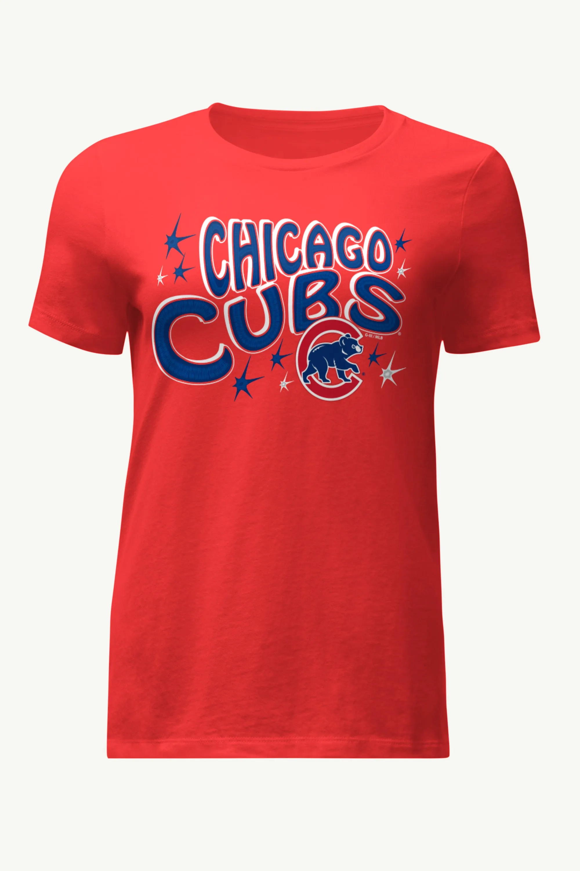 WOMENS CHICAGO CUBS FIREWORKS T SHIRT sold by Starter