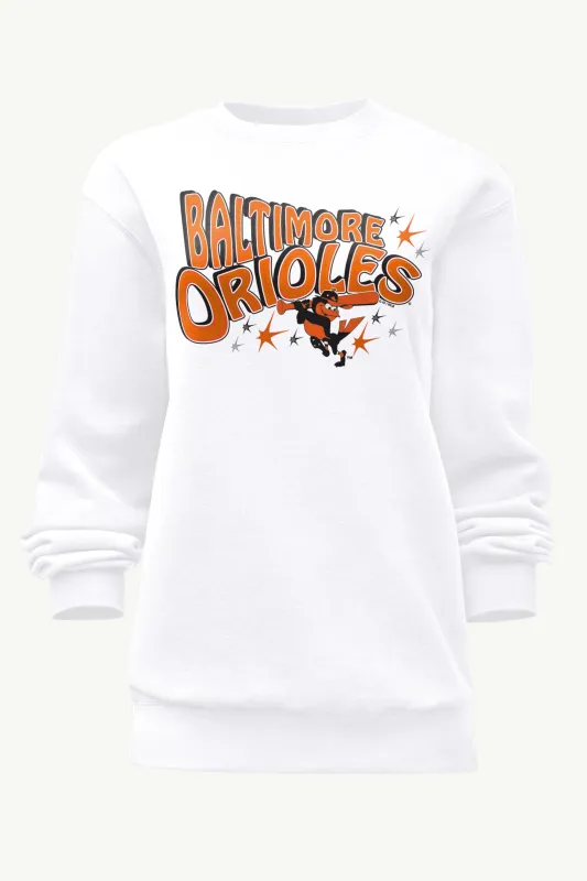 WOMENS BALTIMORE ORIOLES FIREWORKS SWEATSHIRT sold by Starter