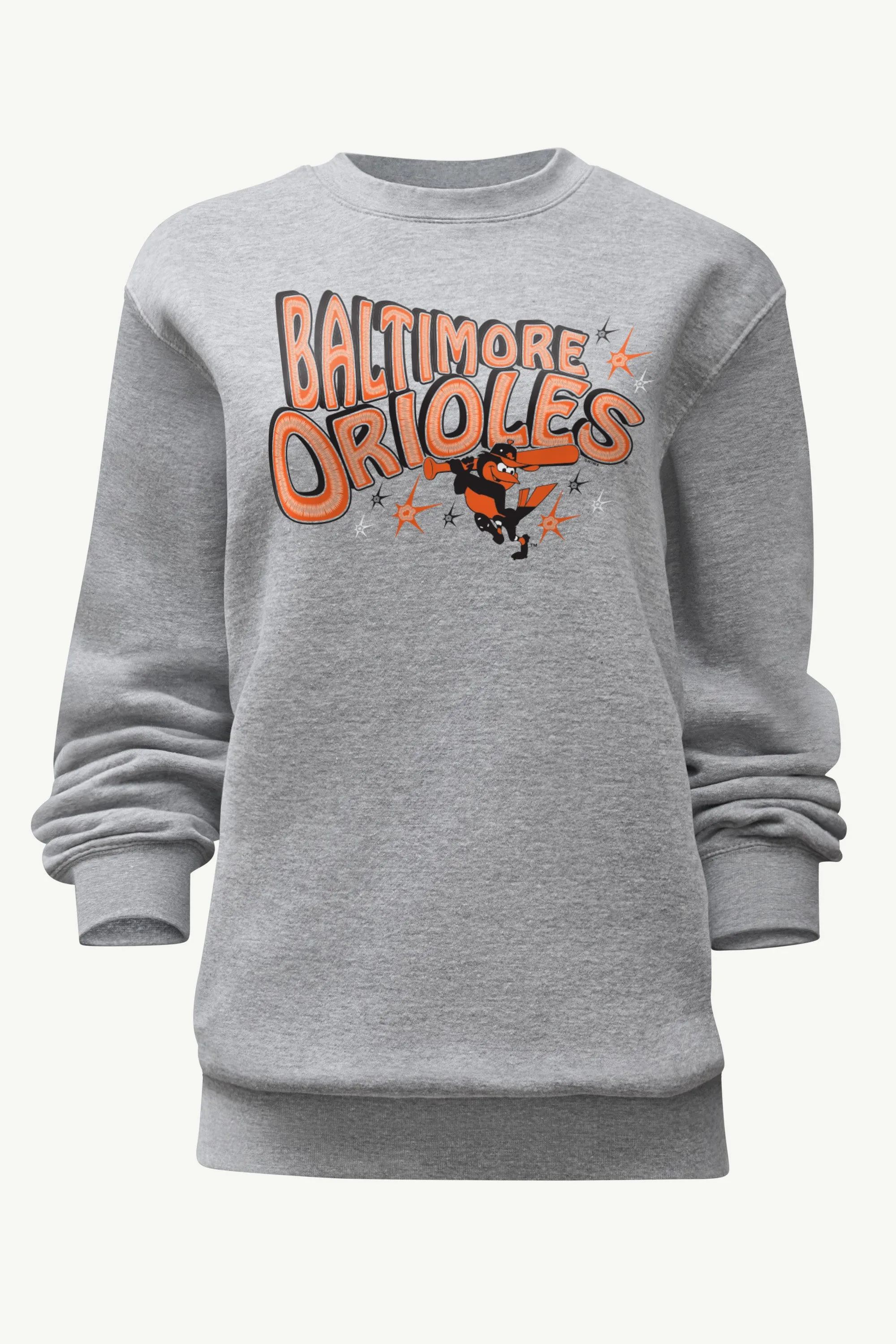 WOMENS BALTIMORE ORIOLES FIREWORKS SWEATSHIRT sold by Starter