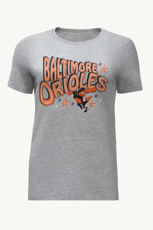 WOMENS BALTIMORE ORIOLES FIREWORKS T SHIRT sold by Starter