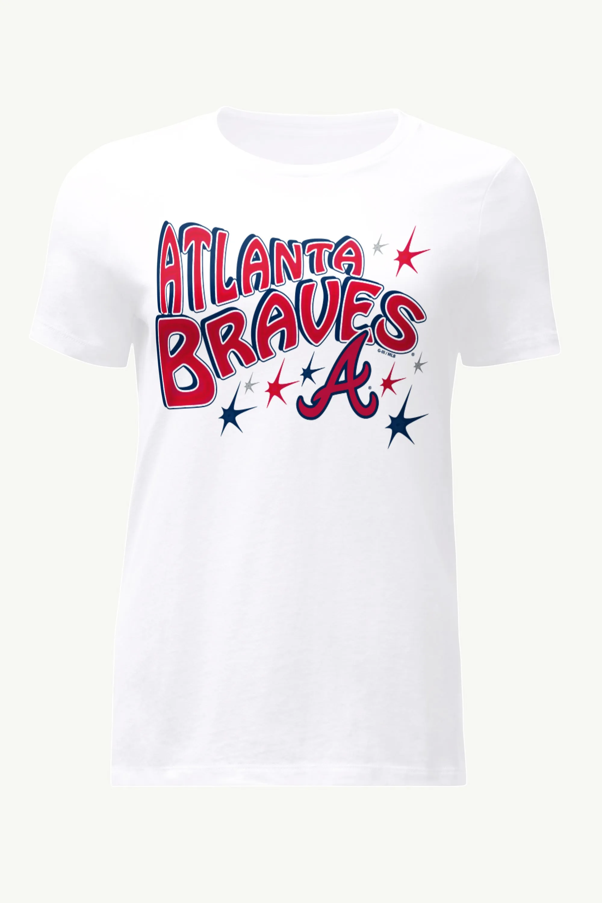 WOMENS ATLANTA BRAVES FIREWORKS T SHIRT sold by Starter