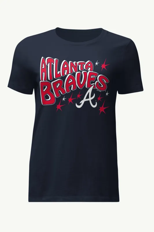WOMENS ATLANTA BRAVES FIREWORKS T SHIRT sold by Starter