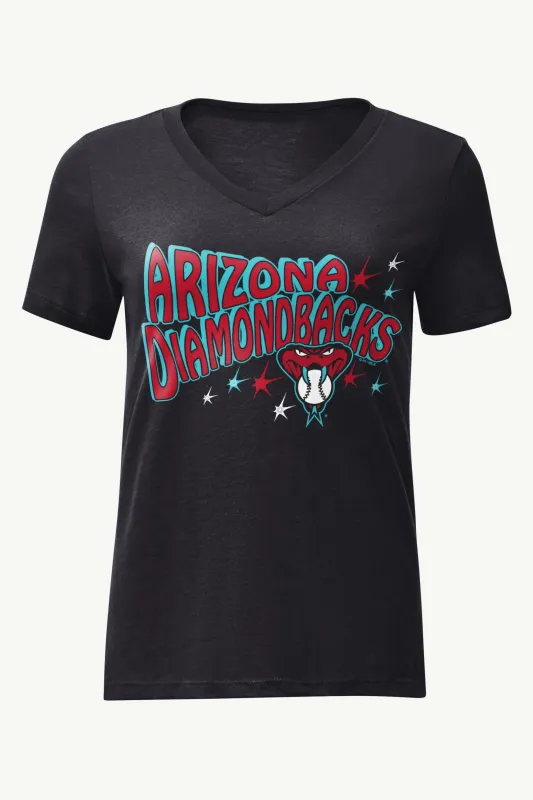 WOMENS ARIZONA DIAMONDBACKS FIREWORKS V NECK T SHIRT sold by Starter