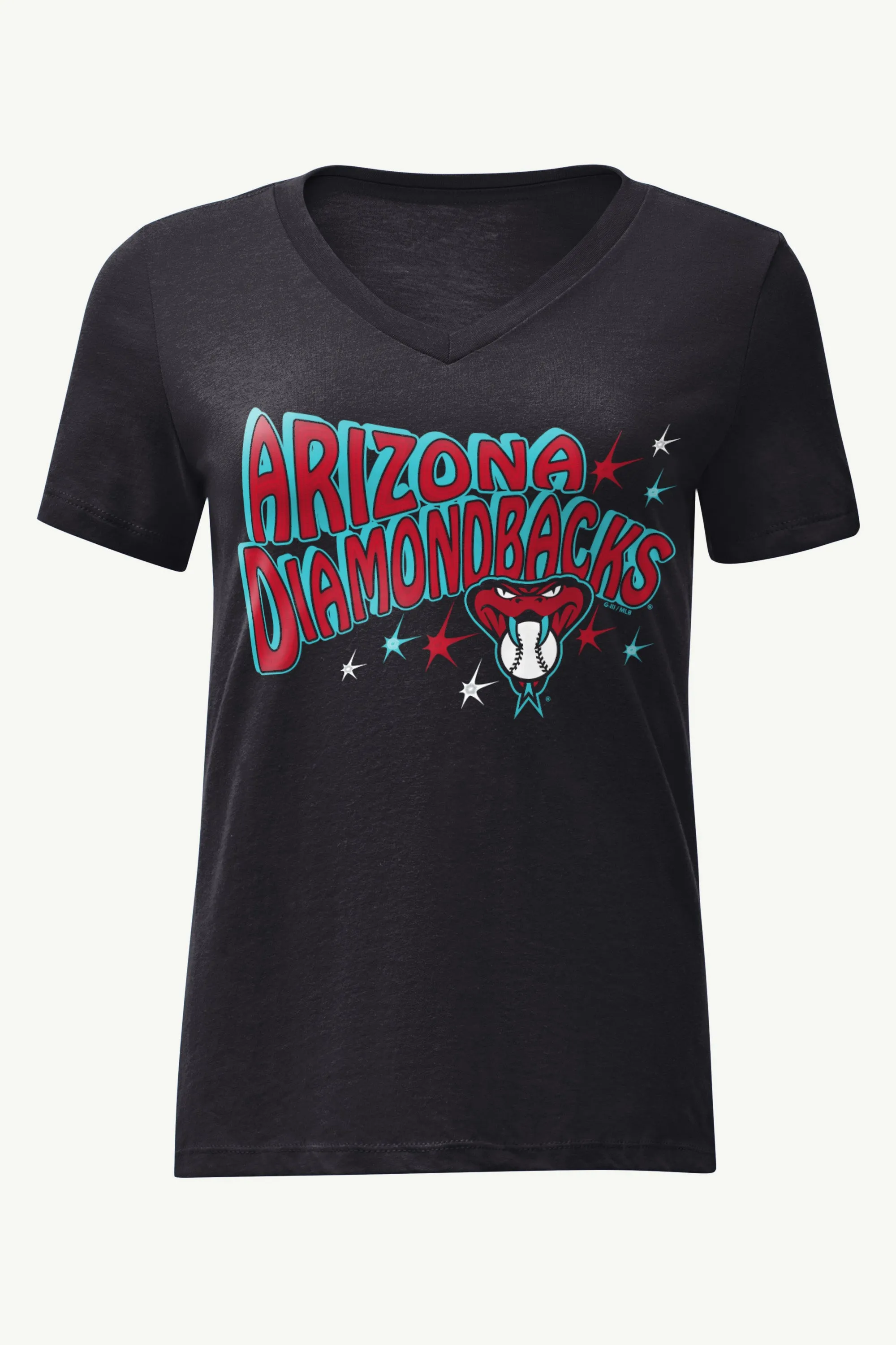 WOMENS ARIZONA DIAMONDBACKS FIREWORKS V NECK T SHIRT sold by Starter