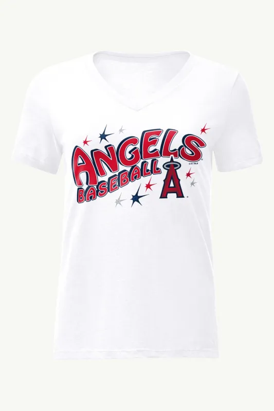 WOMENS LOS ANGELESANGELS FIREWORKS V NECK T SHIRT sold by Starter