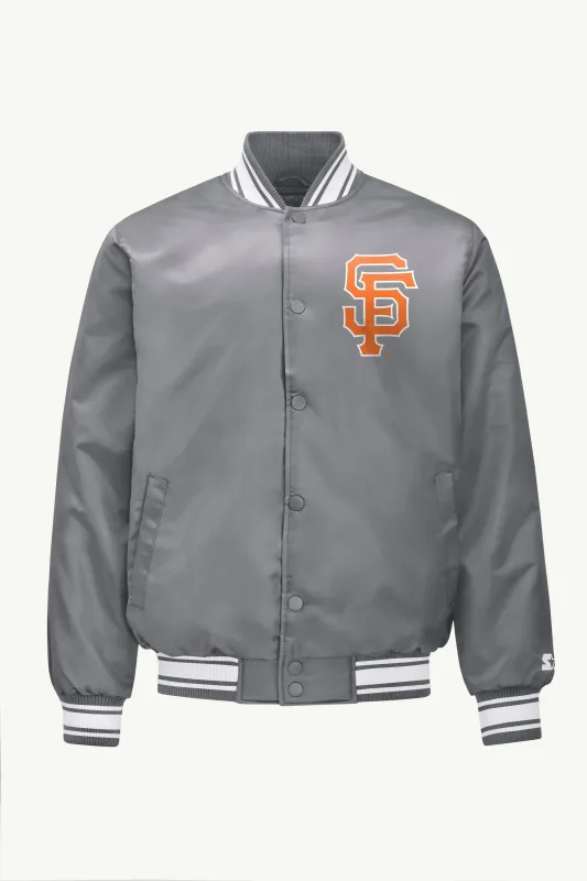 MENS SAN FRANCISCO GIANTS SATIN VARSITY JACKET sold by Starter