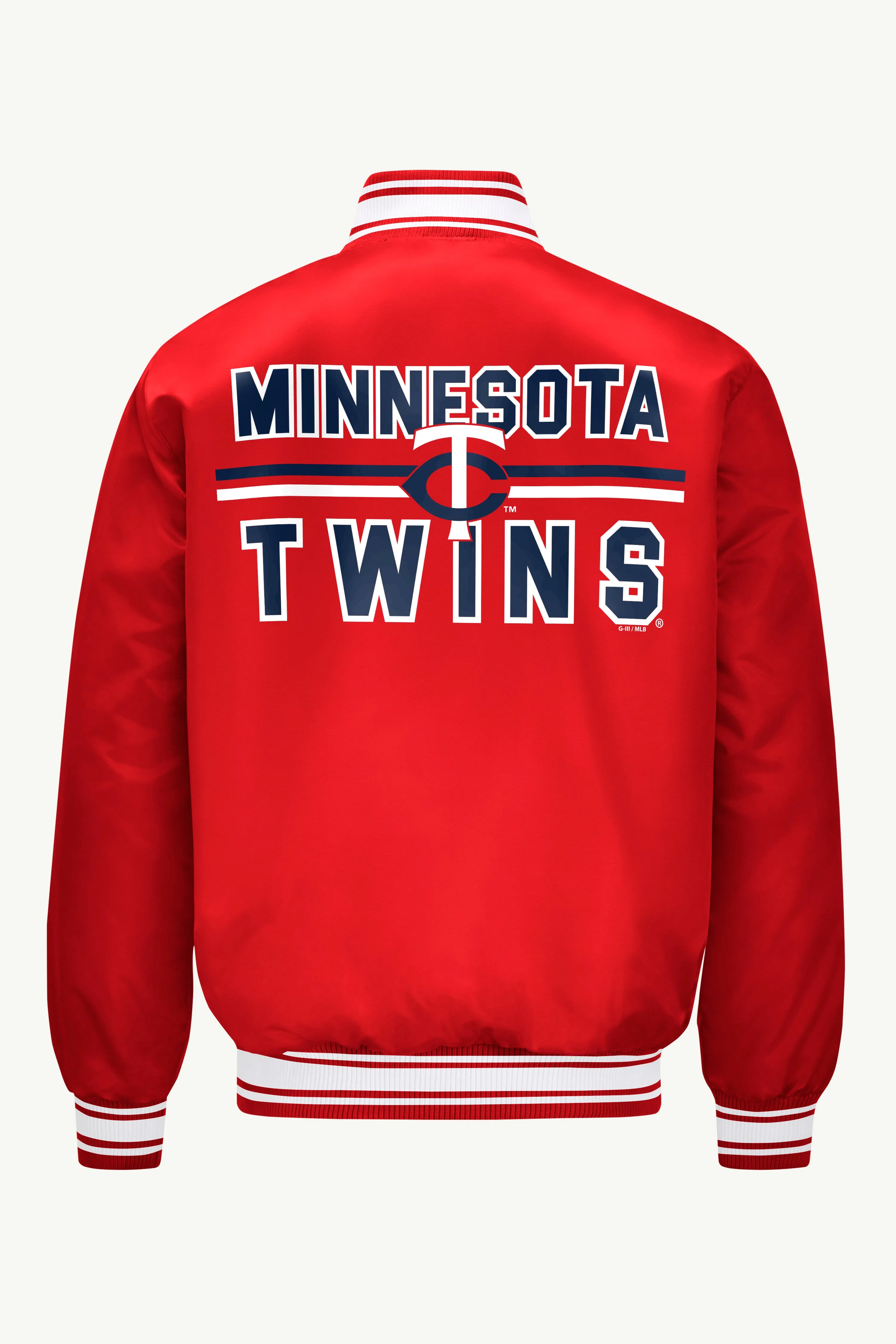 MENS MINNESOTA TWINS SATIN VARSITY JACKET sold by Starter product image thumbnail 2
