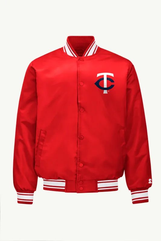MENS MINNESOTA TWINS SATIN VARISTY JACKET sold by Starter