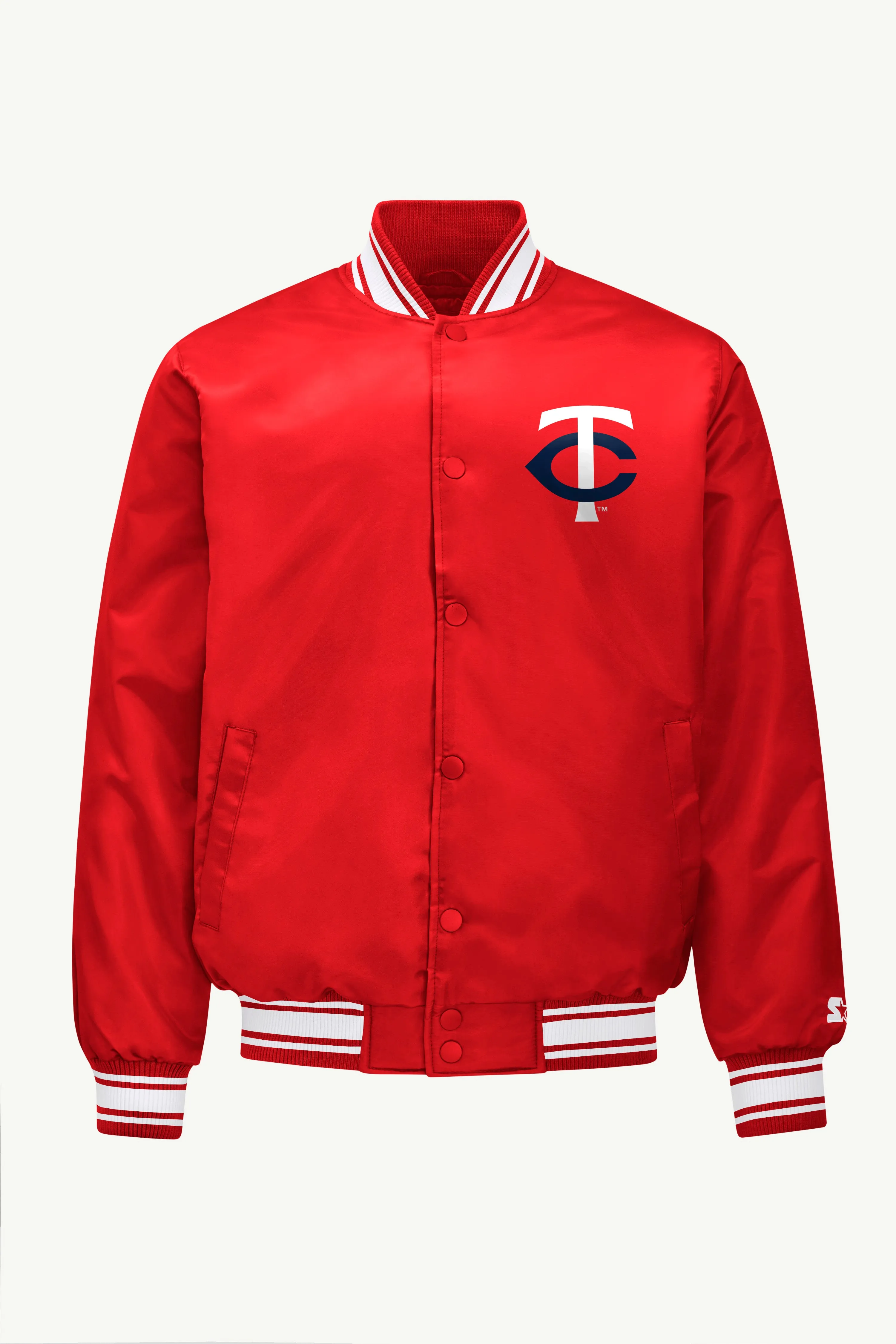 MENS MINNESOTA TWINS SATIN VARSITY JACKET sold by Starter