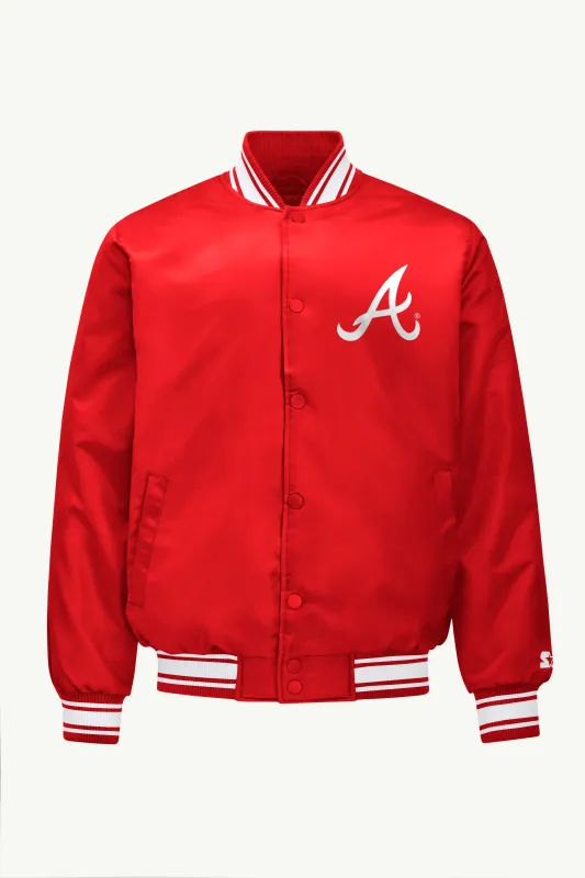 MENS ATLANTA BRAVES SATIN VARSITY JACKET sold by Starter