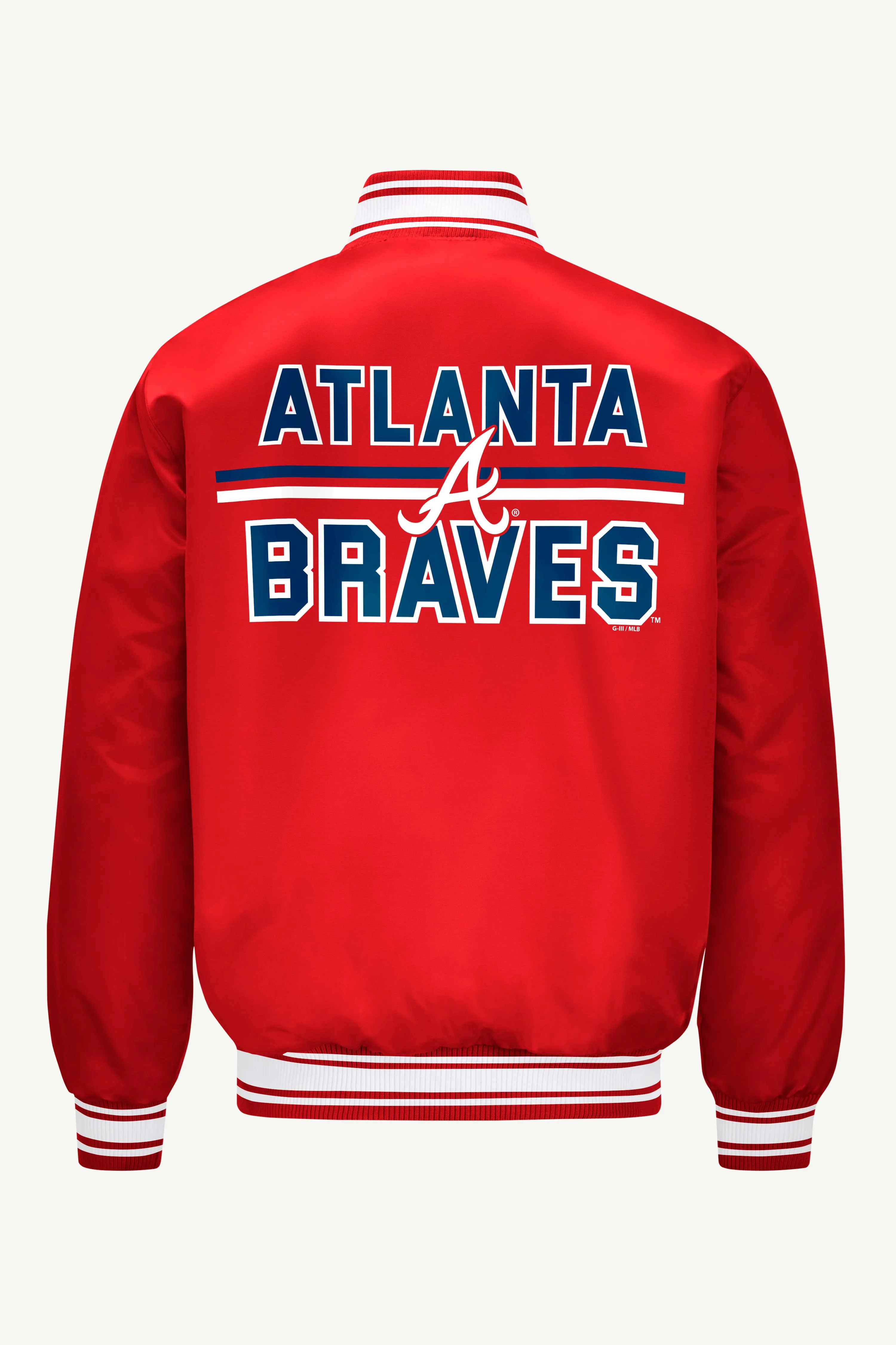 MENS ATLANTA BRAVES SATIN VARSITY JACKET sold by Starter product image thumbnail 2