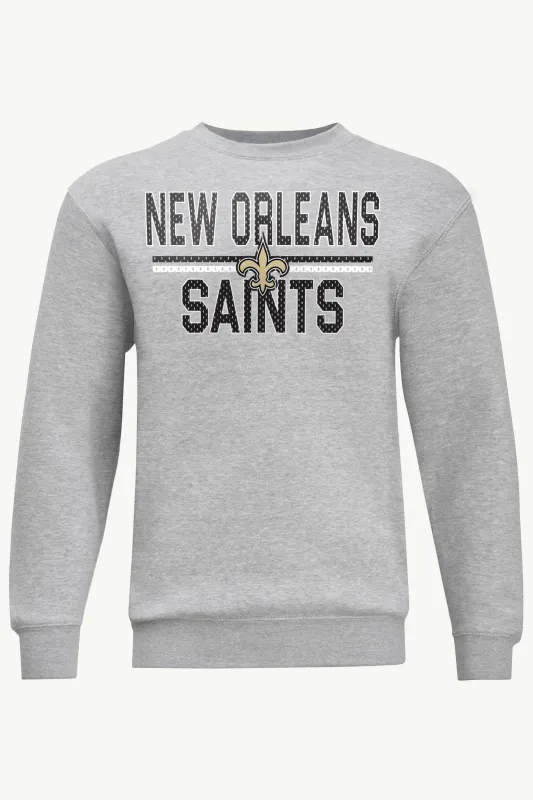MENS NEW ORLEANS SAINTS MESH LOOK SWEATSHIRT made by Starter