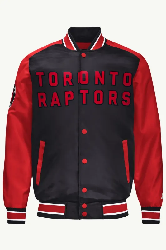 MENS TORONTO RAPTORS SATIN VARSITY JACKET sold by Starter