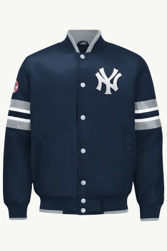 MENS NEW YORK YANKEES SATIN VARSITY JACKET sold by Starter