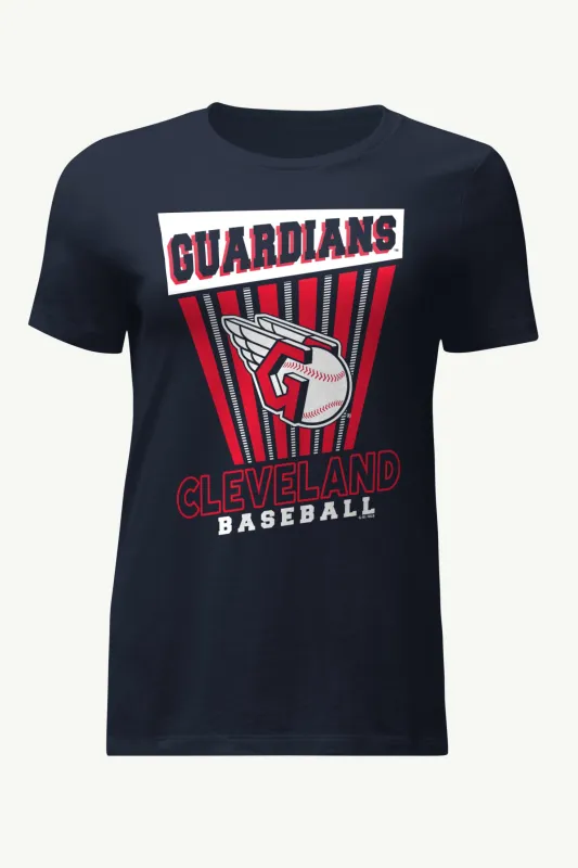 WOMENS CLEVELAND GUARDIANS POSTER PRINT T SHIRT sold by Starter