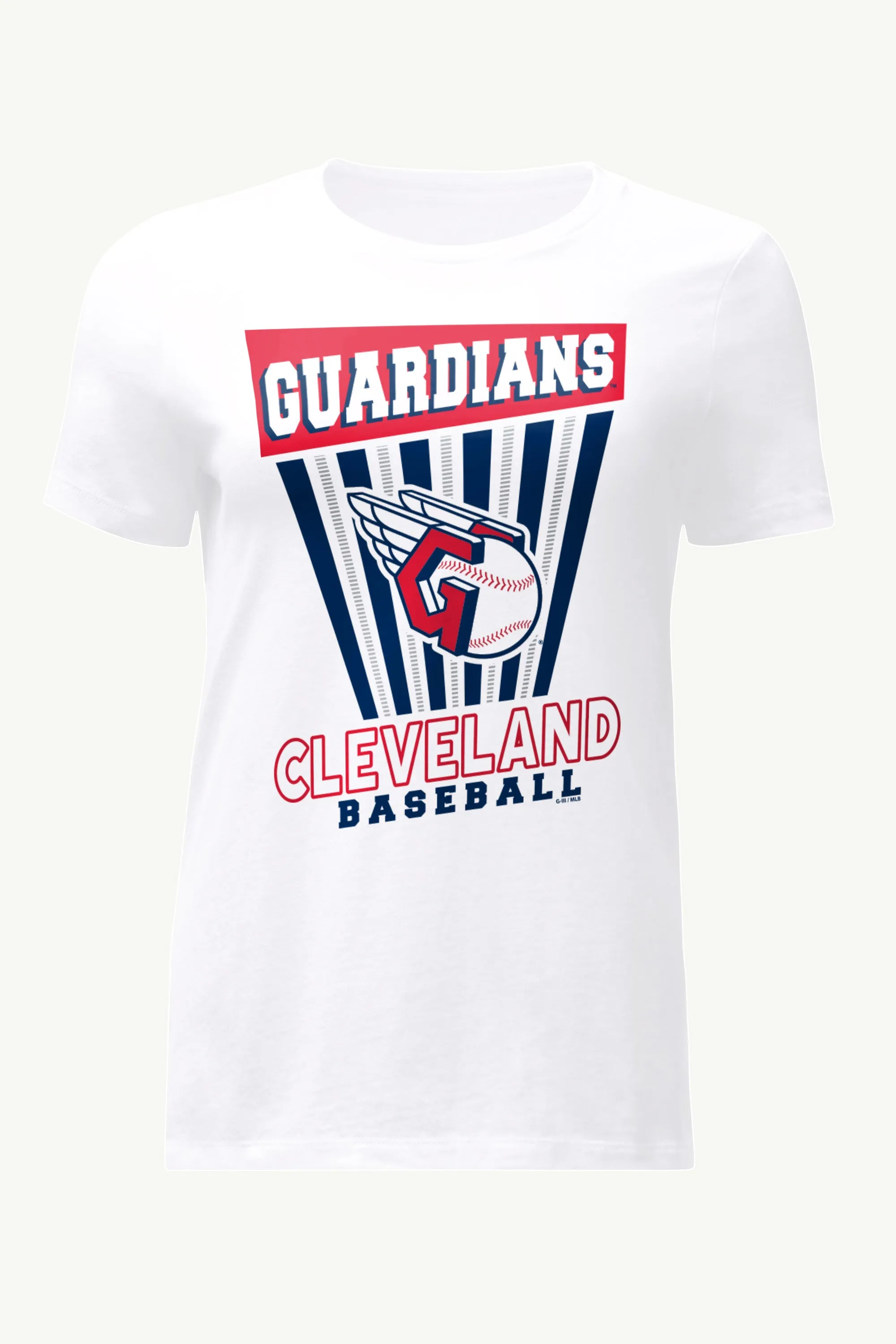 WOMENS CLEVELAND GUARDIANS POSTER PRINT T SHIRT sold by Starter
