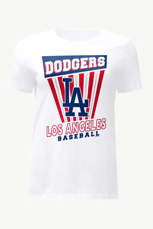 WOMENS LOS ANGELES DODGERS POSTER PRINT T SHIRT sold by Starter