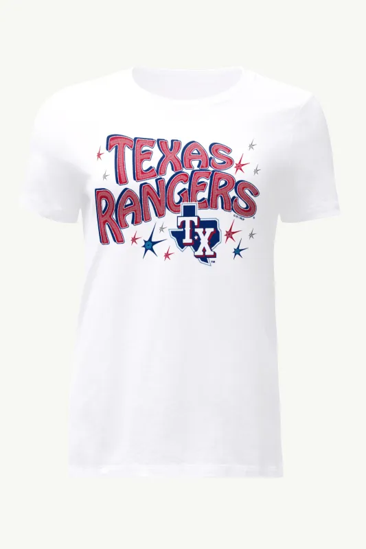 WOMENS TEXAS RANGERS FIREWORKS T SHIRT sold by Starter