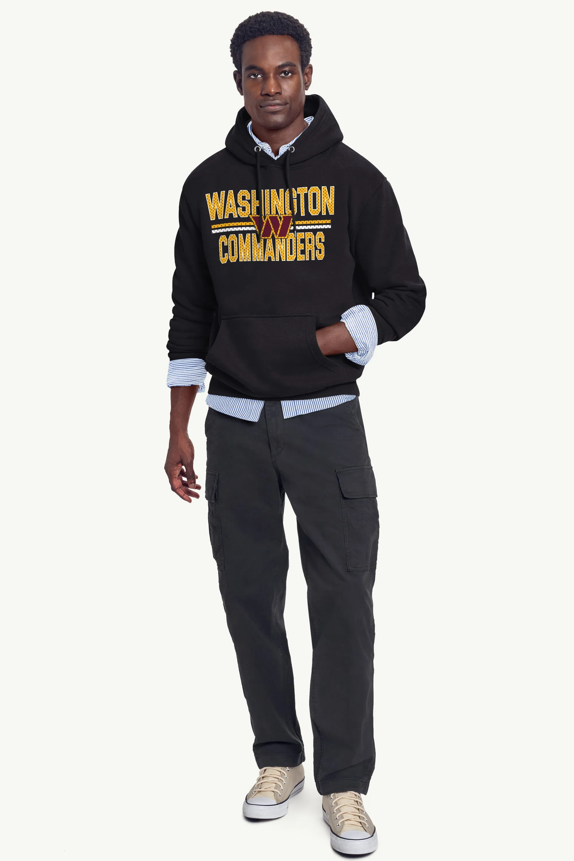 MENS WASHINGTON COMMANDERS MESH LOOK HOODIE sold by Starter product image thumbnail 2