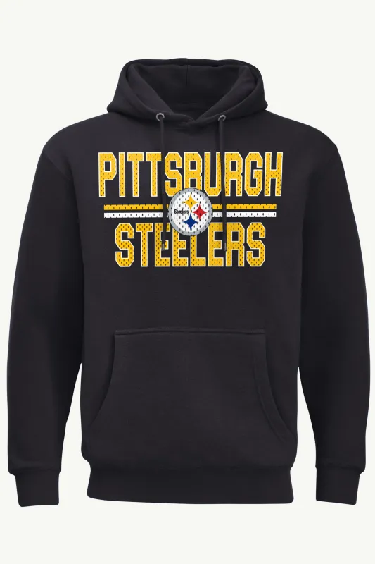 MENS PITTSBURGH STEELERS MESH LOOK HOODIE sold by Starter