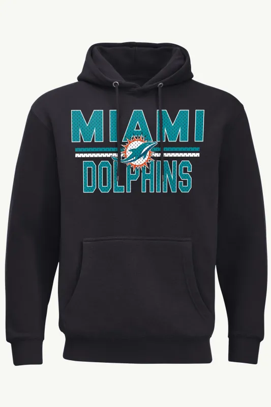 MENS MIAMI DOLPHINS MESH LOOK HOODIE sold by Starter