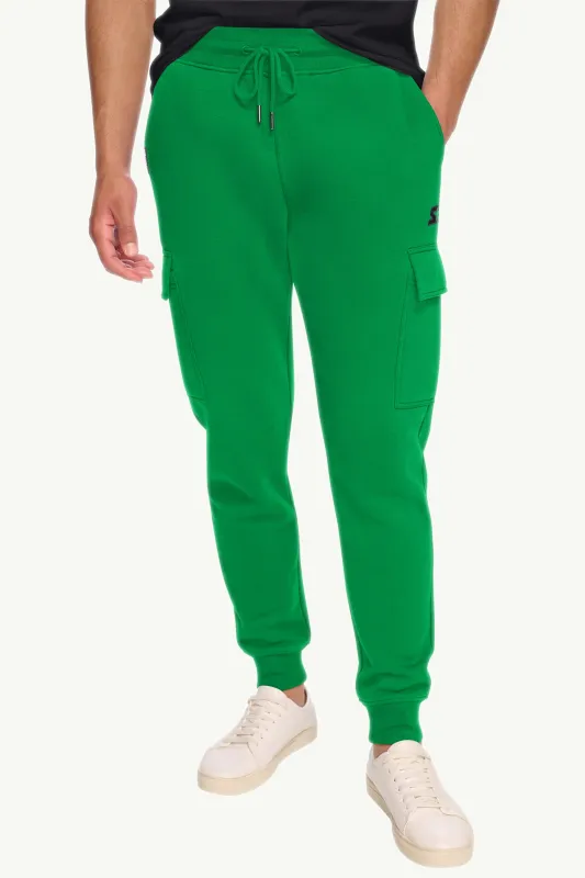 MENS STARTER EMBROIDERED FLEECE CARGO JOGGER sold by Starter