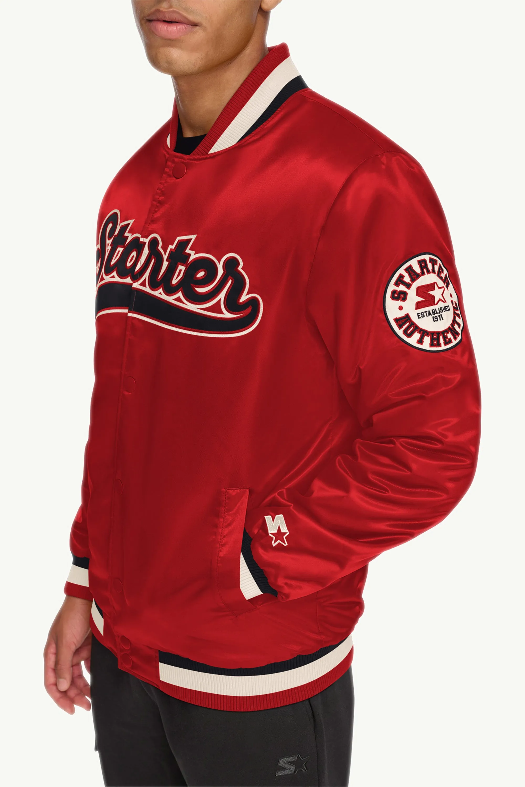 MENS STARTER VARSITY BOMBER JACKET sold by Starter product image thumbnail 2
