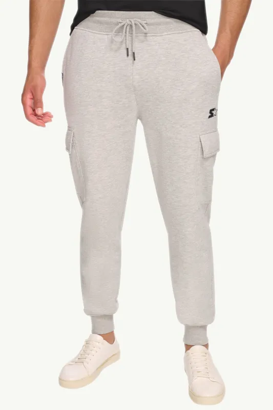 MENS STARTER EMBROIDERED FLEECE CARGO JOGGER sold by Starter